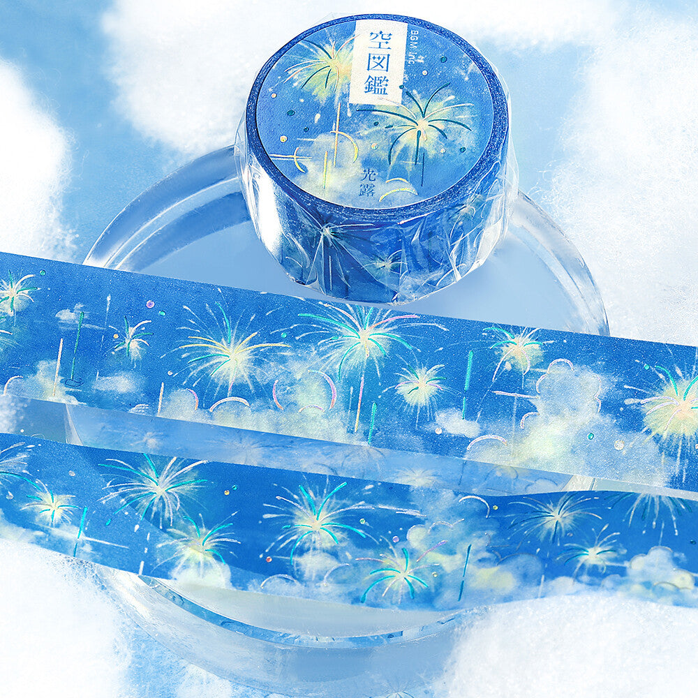 🎆 Rouleau de washi tape "Feux d'artifice" 🎆