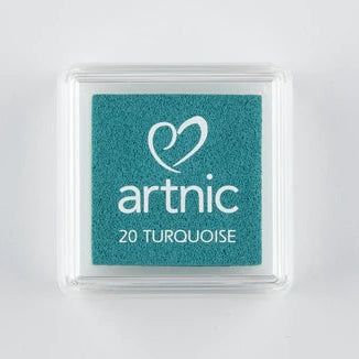 Encreur de tampon turquoise