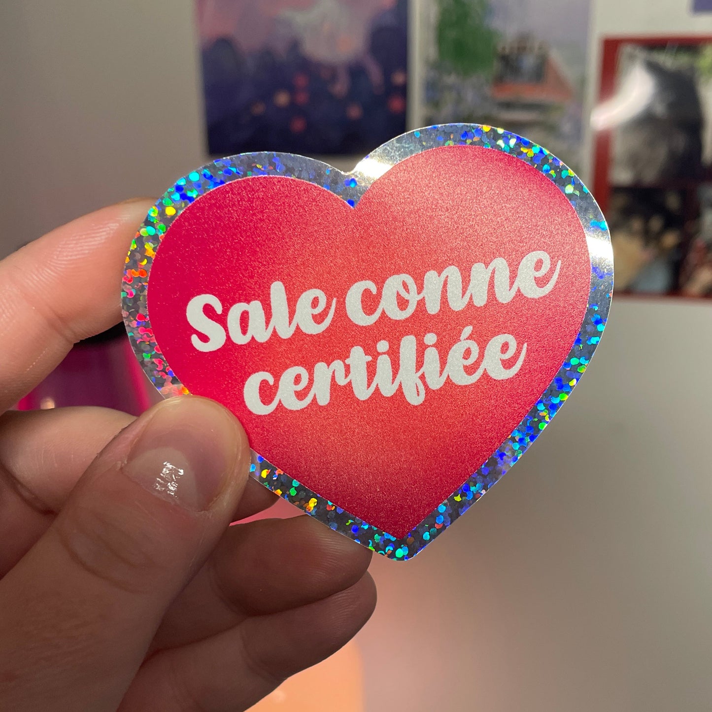 Sticker "Sale conne certifiée"
