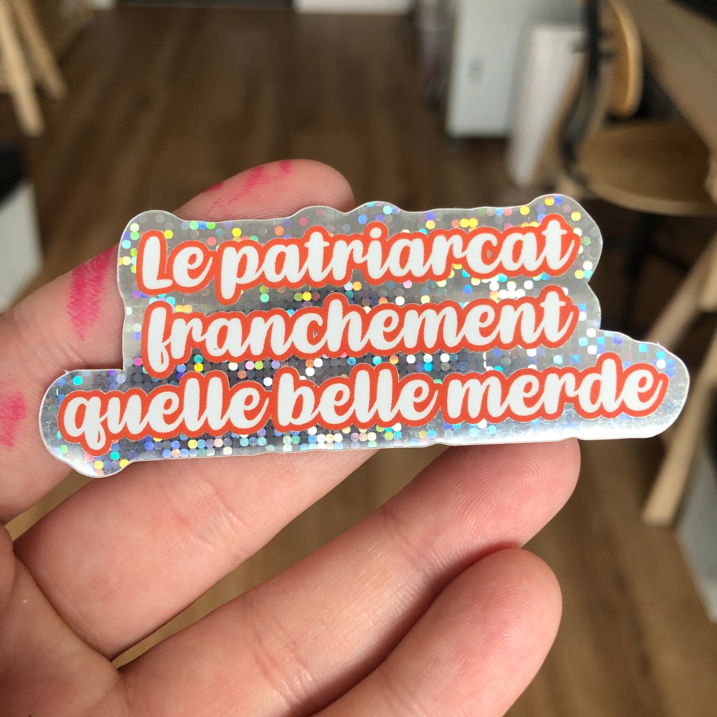 Sticker "Le patriarcat franchement quelle belle merde"
