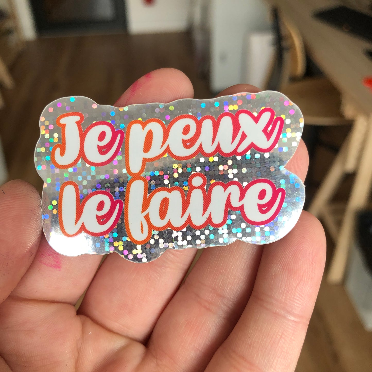 Sticker "Je peux le faire"