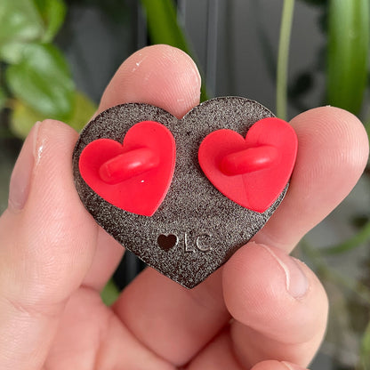 [CONTRÔLE TECHNIQUE] Pin en émail "Autumn bitch" orange à paillettes