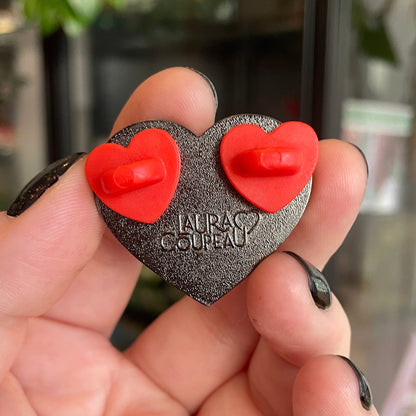 [PRIX REDUIT] Pin en émail "Socially awkward" violet à paillettes