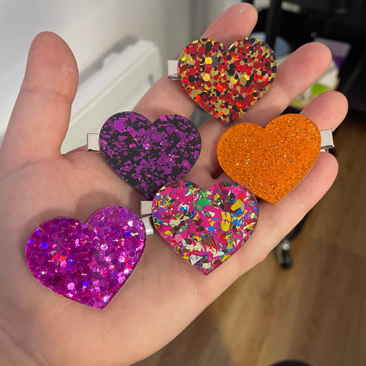 Lot de 5 barrettes