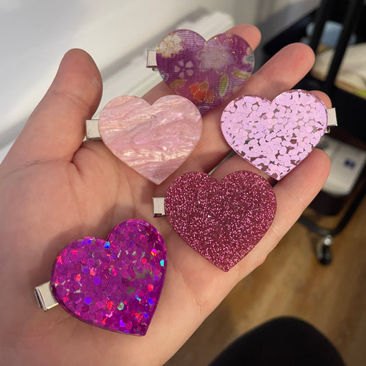 Lot de 5 barrettes