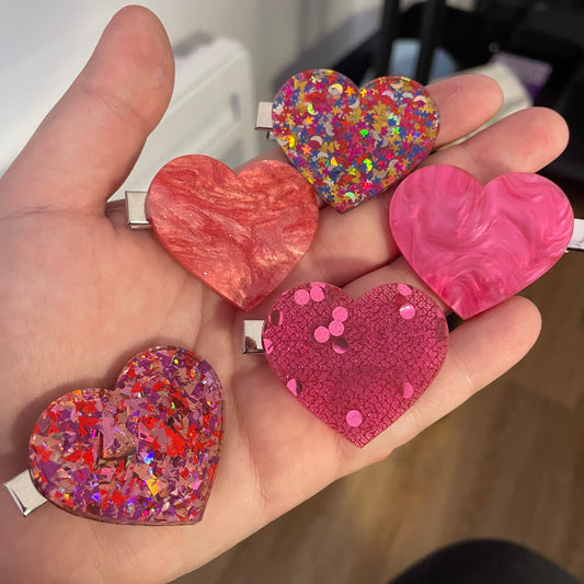 Lot de 5 barrettes