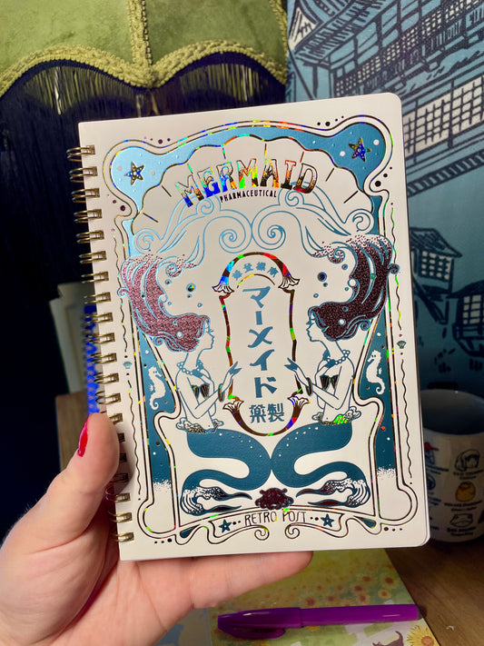 🧜‍♀️ Cahier Rokkaku "Sirènes" 🧜‍♀️