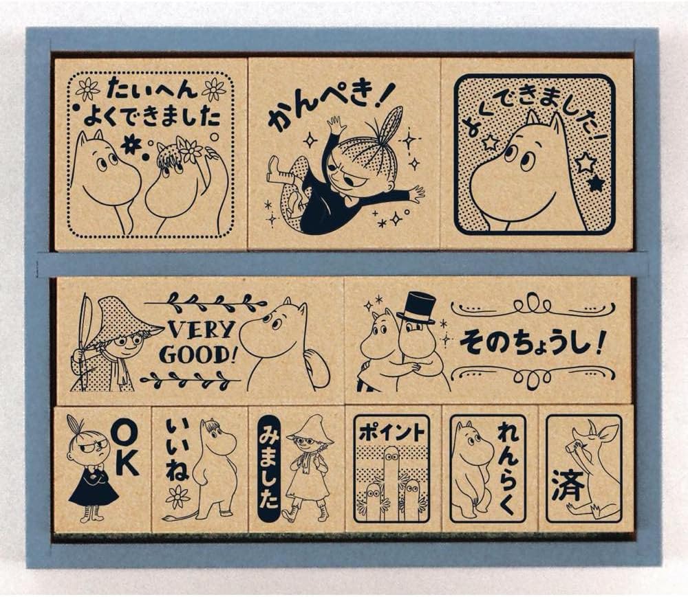 [Précommande] Boite de tampons Moomins