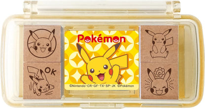 [Précommande] Boite de 4 tampons Pikachu avec un encreur