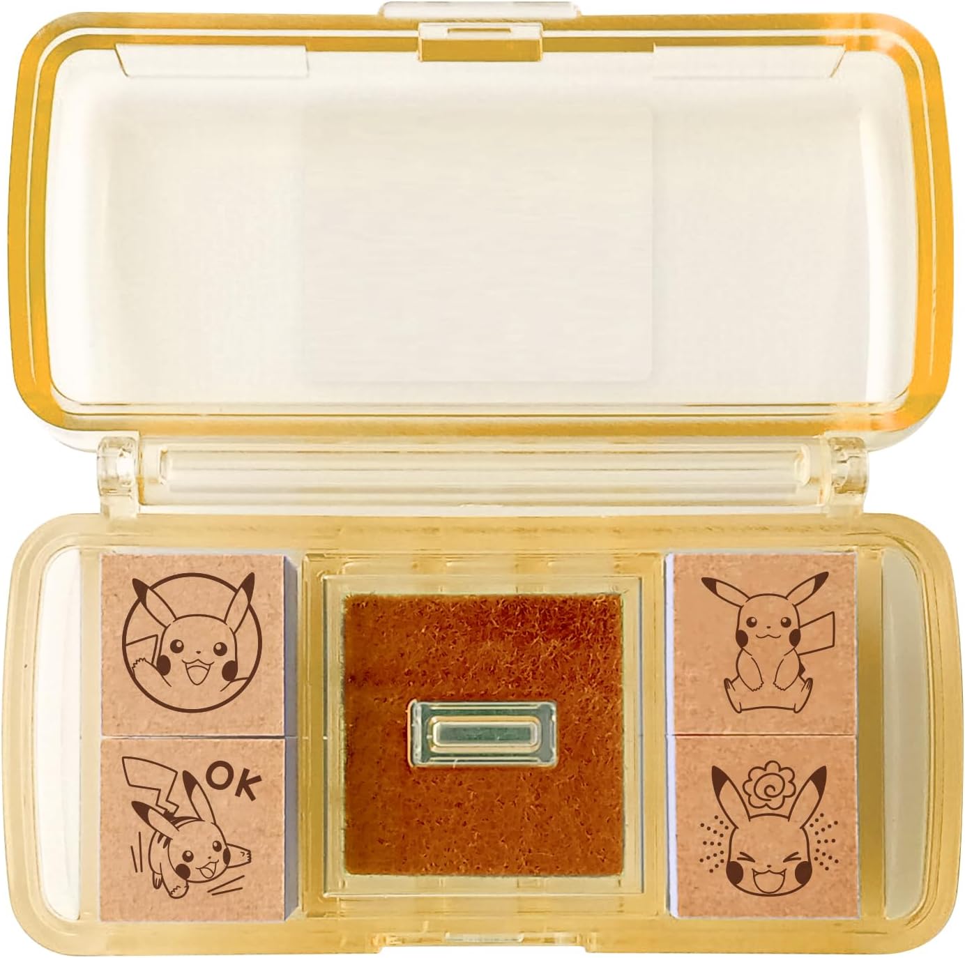 [Précommande] Boite de 4 tampons Pikachu avec un encreur