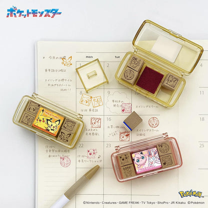 [Précommande] Boite de 4 tampons Pikachu avec un encreur