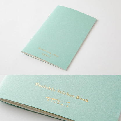 Cahier à stickers couleur menthe