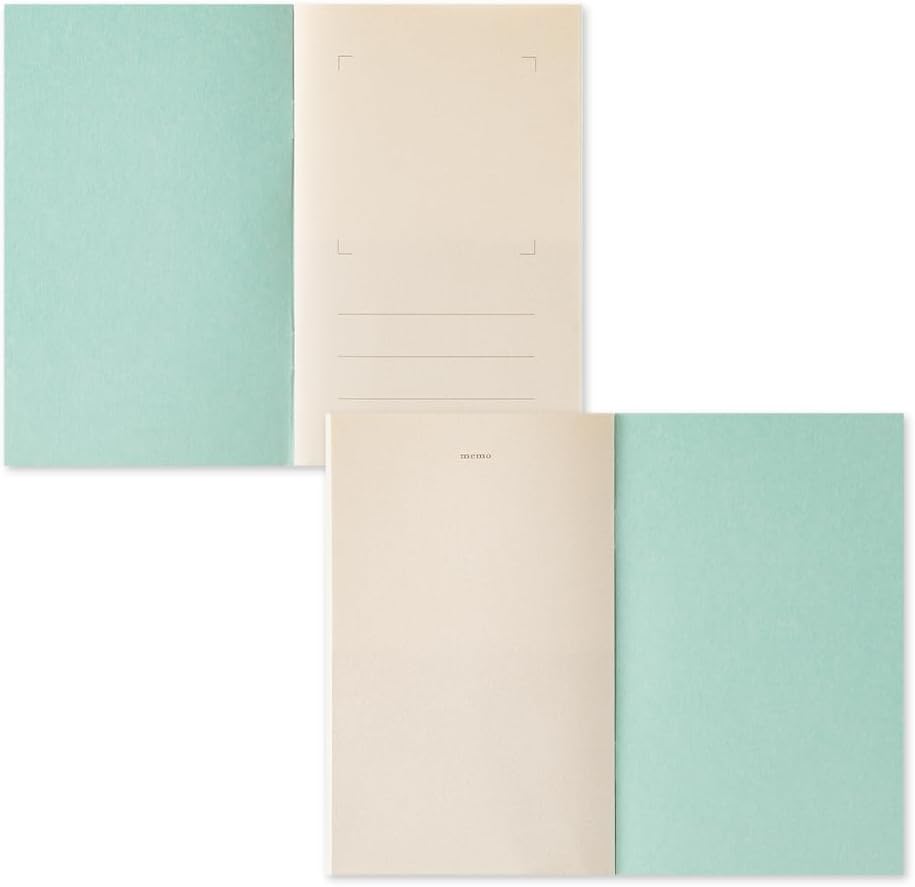 Cahier à stickers couleur menthe