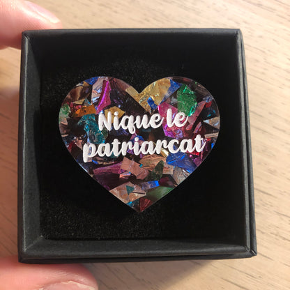 Broches "Contrôle technique" dans les tons multicolores