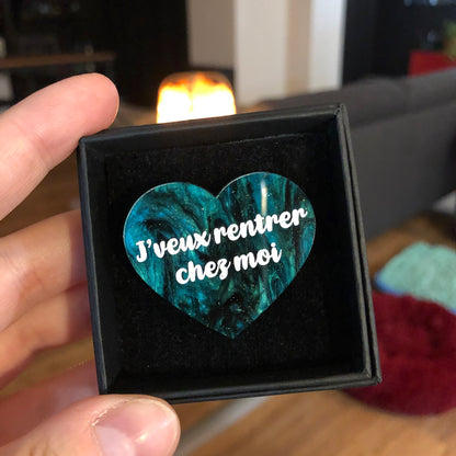 Broches "Contrôle technique" dans les tons verts