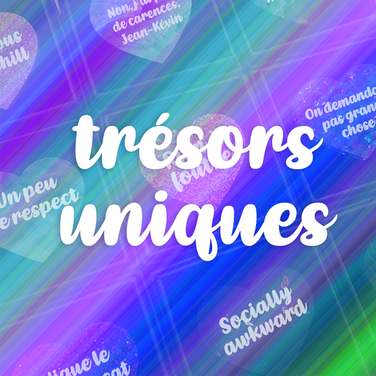 Broches en exemplaires uniques (anciennes collections, tests, trésors oubliés...)